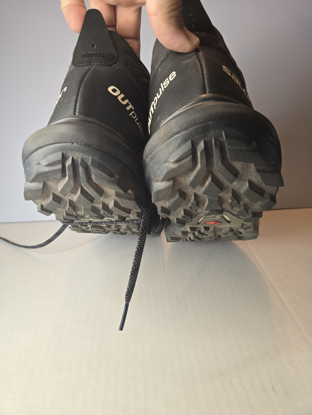 Salomon OUTpulse Mid GTX Men's Black Trail & Hiking Boots Shoes US 11 - Picture 12 of 16